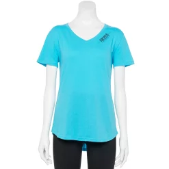 Women's Tek Gear® Essential Short Sleeve Graphic Tee -Teks Gear Clothing Shop 2631893 Blue Focused
