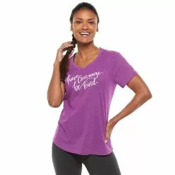 Women's Tek Gear® Essential Short Sleeve Graphic Tee -Teks Gear Clothing Shop 2631893 Have Courage