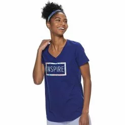 Women's Tek Gear® Essential Short Sleeve Graphic Tee -Teks Gear Clothing Shop 2631893 Inspire Floral