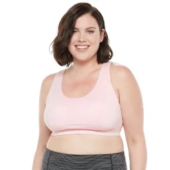 Plus Size Tek Gear® Racerback Low-Impact Sports Bra 46 Plus Size Tek Gear® Racerback Low-Impact Sports Bra -Teks Gear Clothing Shop 2750546 Pink Layer
