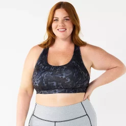 Plus Size Tek Gear® Racerback Low-Impact Sports Bra 63 Plus Size Tek Gear® Racerback Low-Impact Sports Bra -Teks Gear Clothing Shop 2750546 Slate Shapes