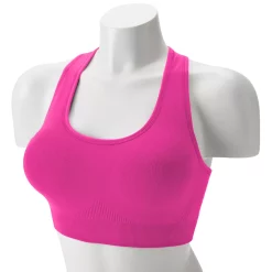 Tek Gear® Seamless Low-Impact Sports Bra -Teks Gear Clothing Shop 2976589 Fuchsia Cashmere