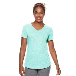 Women's Tek Gear® Essential Short Sleeve Tee -Teks Gear Clothing Shop 3090387 Aqua Crystal