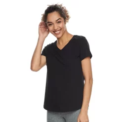 Women's Tek Gear® Essential Short Sleeve Tee -Teks Gear Clothing Shop 3090387 Black