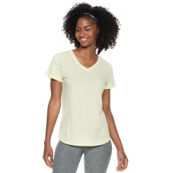 Women's Tek Gear® Essential Short Sleeve Tee -Teks Gear Clothing Shop 3090387 Easy Yellow
