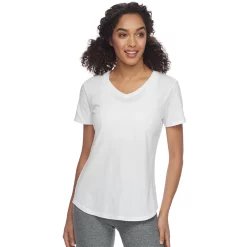 Women's Tek Gear® Essential Short Sleeve Tee -Teks Gear Clothing Shop 3090387 New White