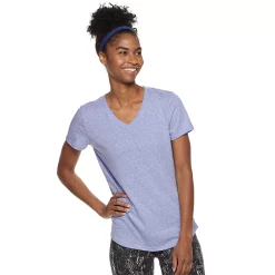 Women's Tek Gear® Essential Short Sleeve Tee -Teks Gear Clothing Shop 3090387 Nikita Purple Heather
