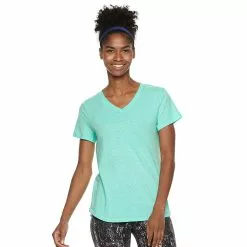 Women's Tek Gear® Essential Short Sleeve Tee -Teks Gear Clothing Shop 3090387 Palm Waters Heather