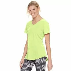 Women's Tek Gear® Essential Short Sleeve Tee -Teks Gear Clothing Shop 3090387 Real Lemon