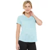 Women's Tek Gear® Essential Burnout Tee -Teks Gear Clothing Shop 3090912 Light Blue