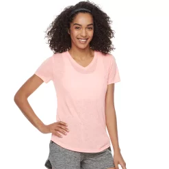 Women's Tek Gear® Essential Burnout Tee -Teks Gear Clothing Shop 3090912 Speckled Coral