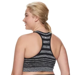 Plus Size Tek Gear® Seamless Low-Impact Sports Bra -Teks Gear Clothing Shop 3548821 ALT