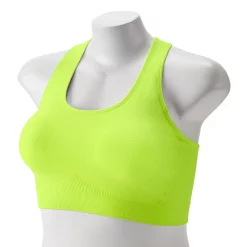 Plus Size Tek Gear® Seamless Low-Impact Sports Bra -Teks Gear Clothing Shop 3548821 Easy Green