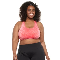 Plus Size Tek Gear® Seamless Low-Impact Sports Bra -Teks Gear Clothing Shop 3548821 Island Melon Acid Wash