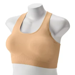 Plus Size Tek Gear® Seamless Low-Impact Sports Bra -Teks Gear Clothing Shop 3548821 Mini Latte