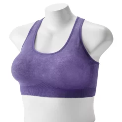 Plus Size Tek Gear® Seamless Low-Impact Sports Bra -Teks Gear Clothing Shop 3548821 Plum Valley Acid Wash