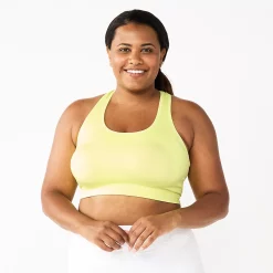 Plus Size Tek Gear® Seamless Low-Impact Sports Bra -Teks Gear Clothing Shop 3548821 Real Lemon