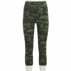Women's Tek Gear® Essential High-Waisted Capri Leggings -Teks Gear Clothing Shop 3977494 Sage Camo