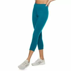 Women's Tek Gear® Essential High-Waisted Capri Leggings -Teks Gear Clothing Shop 3977494 Tremendous Teal