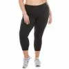 Plus Size Tek Gear® Essential High-Waisted Capri Leggings 1 Plus Size Tek Gear® Essential High-Waisted Capri Leggings -Teks Gear Clothing Shop 4215123 Mineral Black
