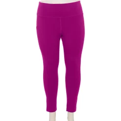 Plus Size Tek Gear® Pocket High-Waisted 7/8 Leggings -Teks Gear Clothing Shop 4219703 Fantasy Berry