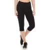 Women's Tek Gear® Essential High-Waisted Skimmer Capri Leggings -Teks Gear Clothing Shop 4265412 Black