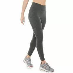 Women's Tek Gear® Essential High-Waisted Leggings -Teks Gear Clothing Shop 4276683 Slate Charcoal Heather