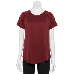 Women's Tek Gear® Baselayer Performance Tee -Teks Gear Clothing Shop 4348005 Chilled Wine