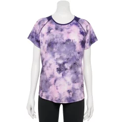 Women's Tek Gear® Baselayer Performance Tee -Teks Gear Clothing Shop 4348005 Purple Tie Dye