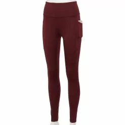 Women's Tek Gear® High-Waisted Pocket Leggings -Teks Gear Clothing Shop 4490797 Chilled Wine