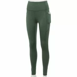 Women's Tek Gear® High-Waisted Pocket Leggings -Teks Gear Clothing Shop 4490797 Esta Olive