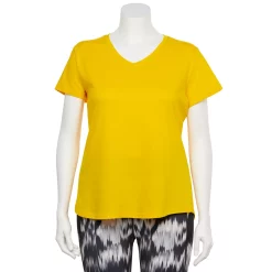 Plus Size Tek Gear® Core V-Neck Tee -Teks Gear Clothing Shop 4998289 Campfire