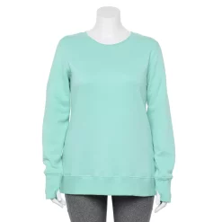 Plus Size Tek Gear® Ultrasoft Fleece Crewneck Sweatshirt 102 Plus Size Tek Gear® Ultrasoft Fleece Crewneck Sweatshirt -Teks Gear Clothing Shop 5000133 Aqua Crystal