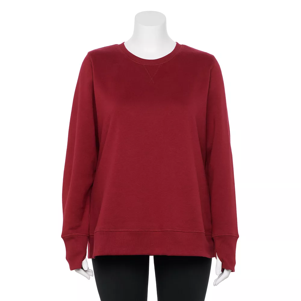 Plus Size Tek Gear® Ultrasoft Fleece Crewneck Sweatshirt 18 Plus Size Tek Gear® Ultrasoft Fleece Crewneck Sweatshirt - Image 16