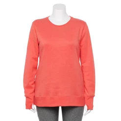 Plus Size Tek Gear® Ultrasoft Fleece Crewneck Sweatshirt 80 Plus Size Tek Gear® Ultrasoft Fleece Crewneck Sweatshirt -Teks Gear Clothing Shop 5000133 Destiny Coral