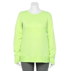 Plus Size Tek Gear® Ultrasoft Fleece Crewneck Sweatshirt 101 Plus Size Tek Gear® Ultrasoft Fleece Crewneck Sweatshirt -Teks Gear Clothing Shop 5000133 Green Romantica