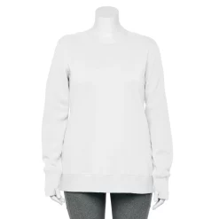 Plus Size Tek Gear® Ultrasoft Fleece Crewneck Sweatshirt 68 Plus Size Tek Gear® Ultrasoft Fleece Crewneck Sweatshirt -Teks Gear Clothing Shop 5000133 Modern White