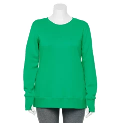 Plus Size Tek Gear® Ultrasoft Fleece Crewneck Sweatshirt 93 Plus Size Tek Gear® Ultrasoft Fleece Crewneck Sweatshirt -Teks Gear Clothing Shop 5000133 Monet Green