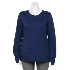 Plus Size Tek Gear® Ultrasoft Fleece Crewneck Sweatshirt 74 Plus Size Tek Gear® Ultrasoft Fleece Crewneck Sweatshirt -Teks Gear Clothing Shop 5000133 Navy