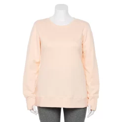 Plus Size Tek Gear® Ultrasoft Fleece Crewneck Sweatshirt 87 Plus Size Tek Gear® Ultrasoft Fleece Crewneck Sweatshirt -Teks Gear Clothing Shop 5000133 Peach Yogurt
