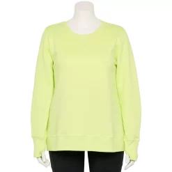 Plus Size Tek Gear® Ultrasoft Fleece Crewneck Sweatshirt 112 Plus Size Tek Gear® Ultrasoft Fleece Crewneck Sweatshirt -Teks Gear Clothing Shop 5000133 Real Lemon