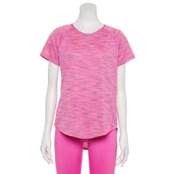 Women's Tek Gear® Performance Core Crewneck Tee 66 Women's Tek Gear® Performance Core Crewneck Tee -Teks Gear Clothing Shop 5015168 Pink Spacedye