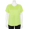 Plus Size Tek Gear® Performance Core V-Neck Tee -Teks Gear Clothing Shop 5016444 Green Romantica