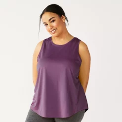 Plus Size Tek Gear® Performance Core Tank -Teks Gear Clothing Shop 5025837 Grape Grenache