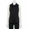 Women's Tek Gear® Sleeveless Golf Polo -Teks Gear Clothing Shop 5068427 Black
