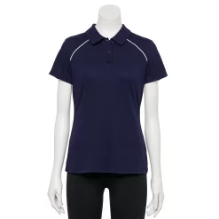 Women's Tek Gear® Button Placket Golf Polo -Teks Gear Clothing Shop 5068430 Navy Romance