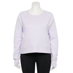 Plus Size Tek Gear® Ultrasoft Oversized Fleece Sweatshirt -Teks Gear Clothing Shop 5128330 Tara Lavender