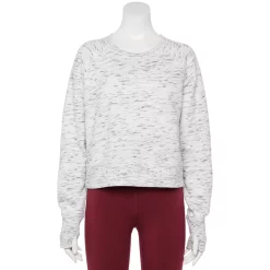 Women's Tek Gear® Ultrasoft Fleece Oversized Sweatshirt 19 Women's Tek Gear® Ultrasoft Fleece Oversized Sweatshirt -Teks Gear Clothing Shop 5128574 White Black