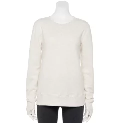 Petite Tek Gear® Ultrasoft Fleece Crewneck Sweatshirt -Teks Gear Clothing Shop 5146364 Oatmeal Heather