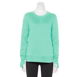 Petite Tek Gear® Ultrasoft Fleece Crewneck Sweatshirt -Teks Gear Clothing Shop 5146364 Shy Green